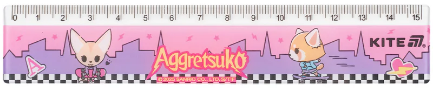 Лінійка пластикова 15см Aggretsuko