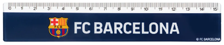 Лінійка пластикова 15см FC Barcelona