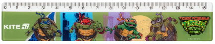 Лінійка пластикова 15см Ninja Turtles