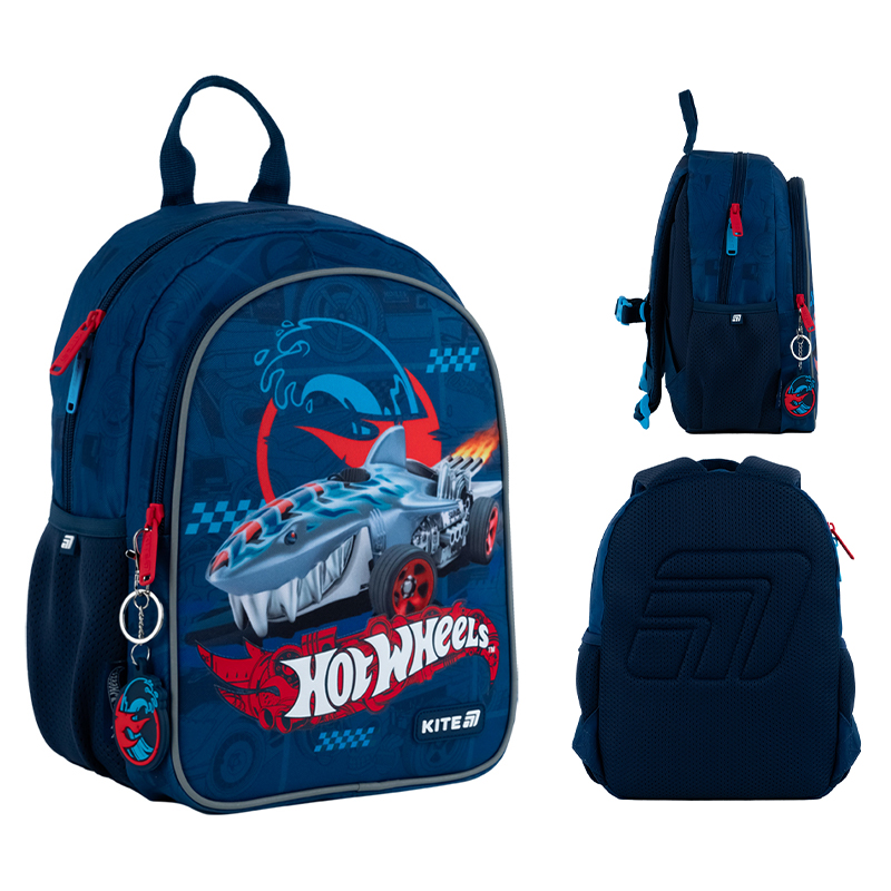 Рюкзак Kids Hot Wheels 2 відділення, 2 кишені