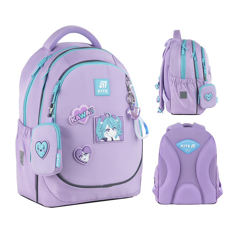 Рюкзак Education Kawaii Love 3 відділення, 2 кишені