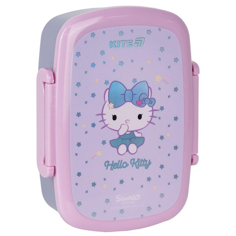 Ланч бокс пластиковий 750мл Hello Kitty з наповненням
