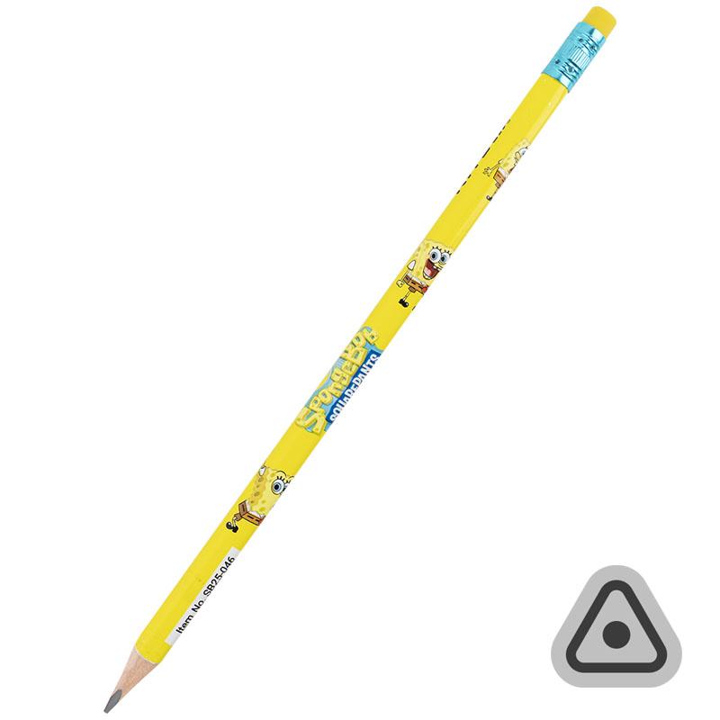Олівець гр. Sponge Bob з гумкою, тригранний, в тубі