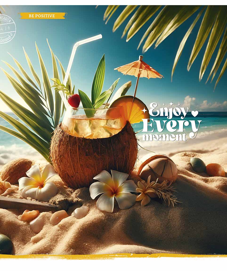 Зошит 96 аркушів лінія «Enjoy your summer» ВД-лак