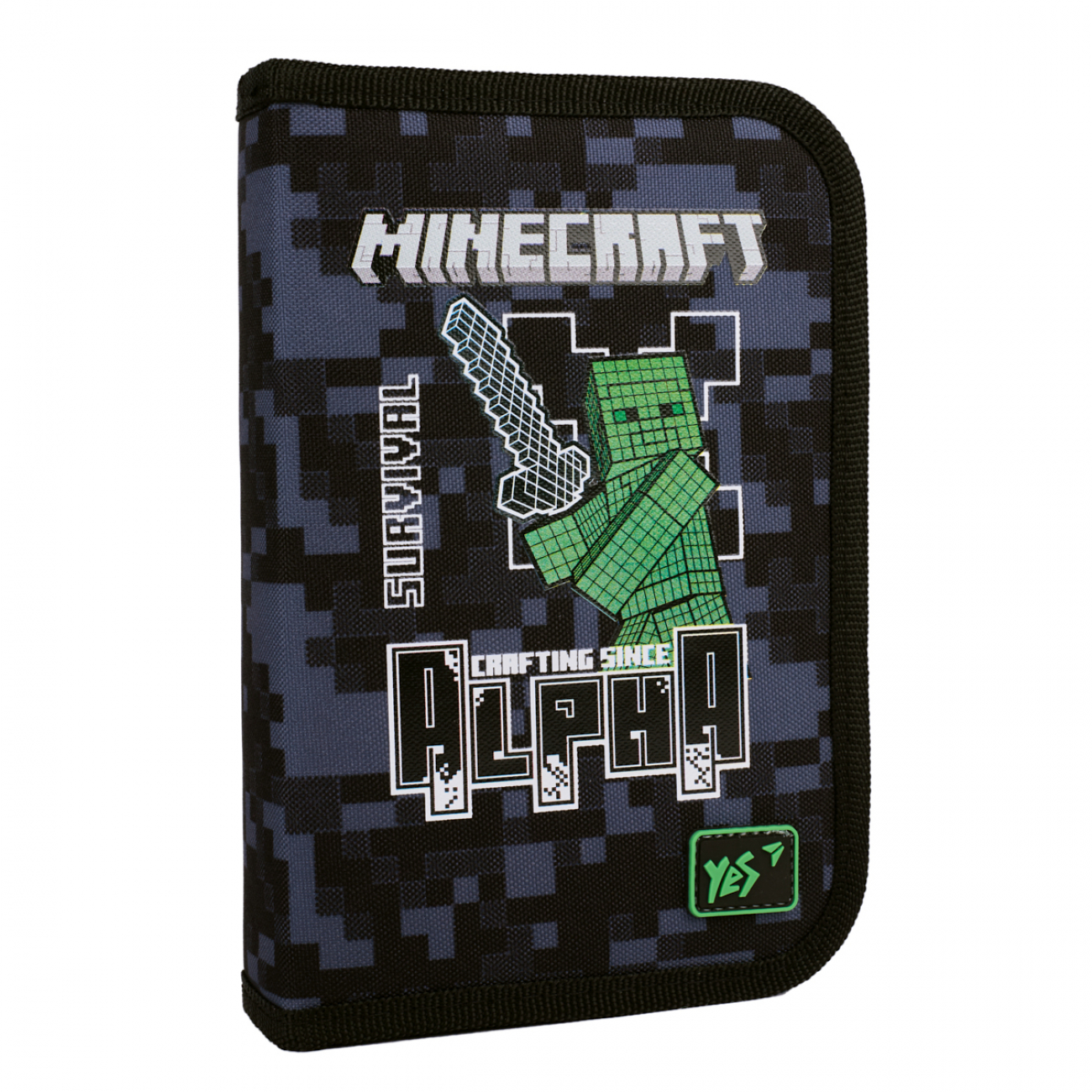 Пенал Minecraft Alpha одинарний без клап.