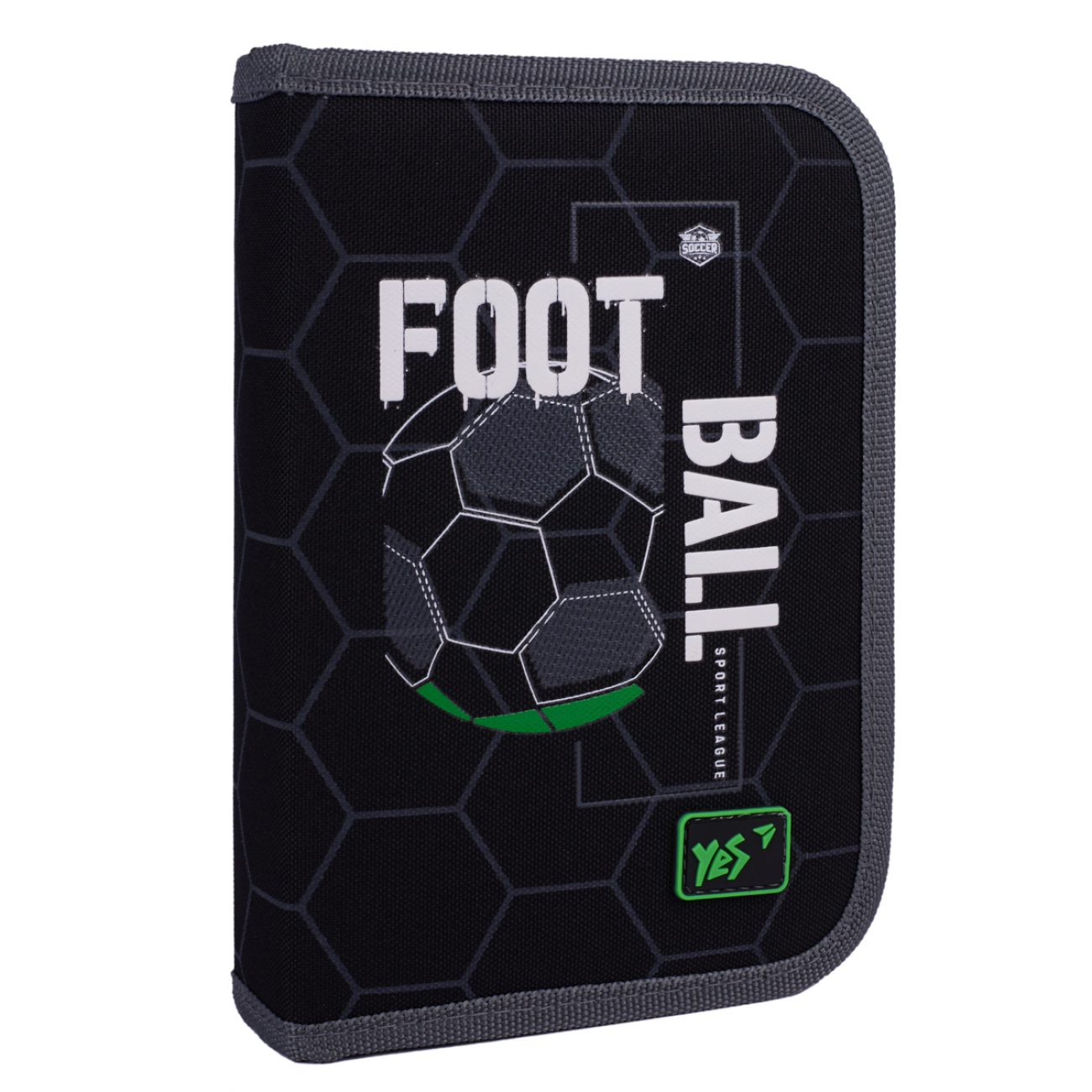 Пенал Football Time тв., одинарний, з 1 клапан