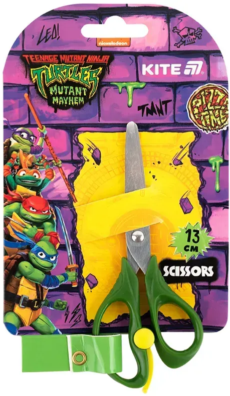 Ножиці дитячі Ninja Turtles 13см з пружиною