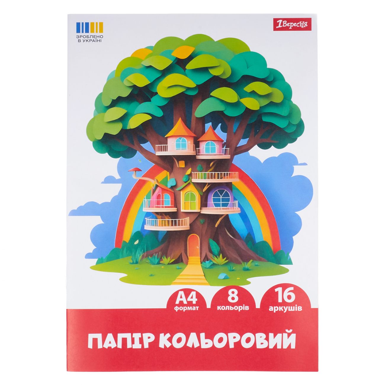 Папір кольоровий одностор. А4 16 аркушів «Classic»