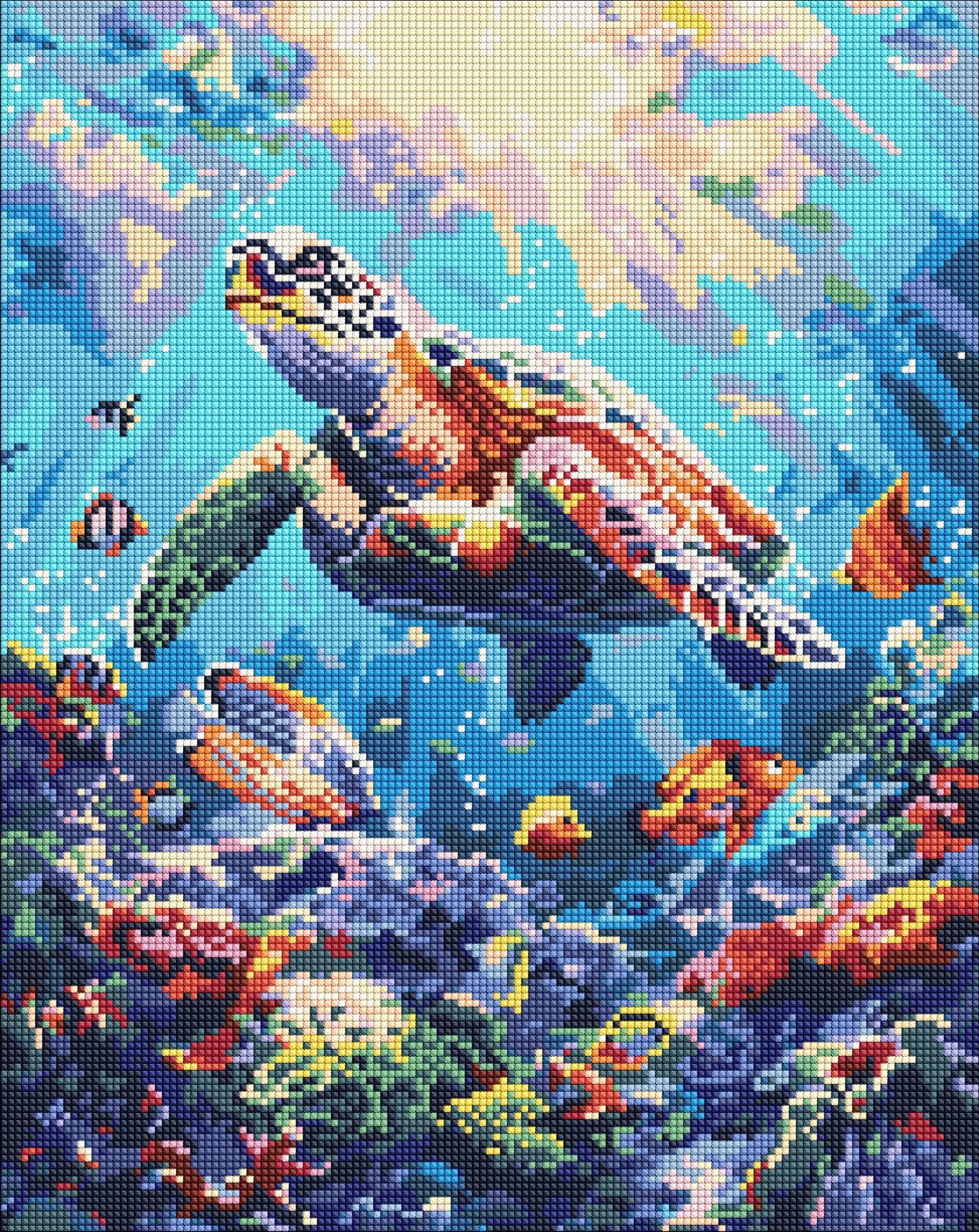 Алмазна мозаїка «Морський спокій» 40×50см