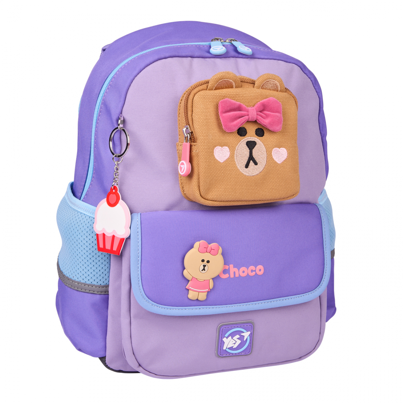Рюкзак S-104 Р-25 Line Friends Pretty Choco 1 відділення, 4 кишені