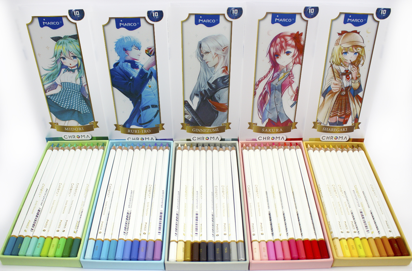 Олівці кольорові 50 кольорів Manga