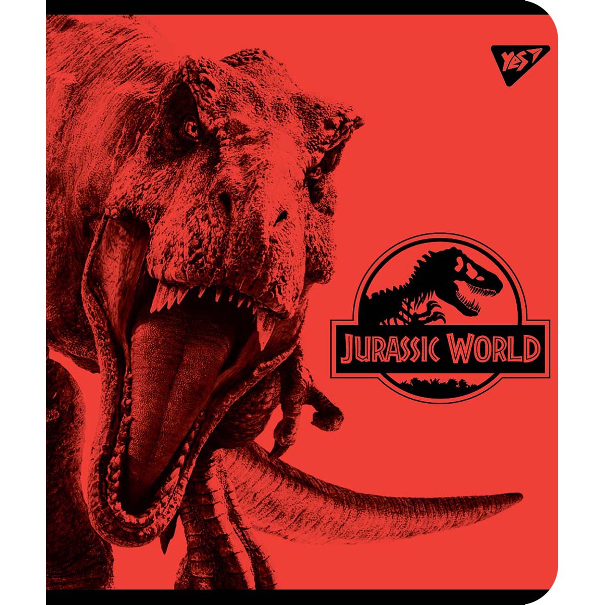 Зошит А5 48 аркушів лінія ірідіум+гібридний виб. лак «Jurassic world»