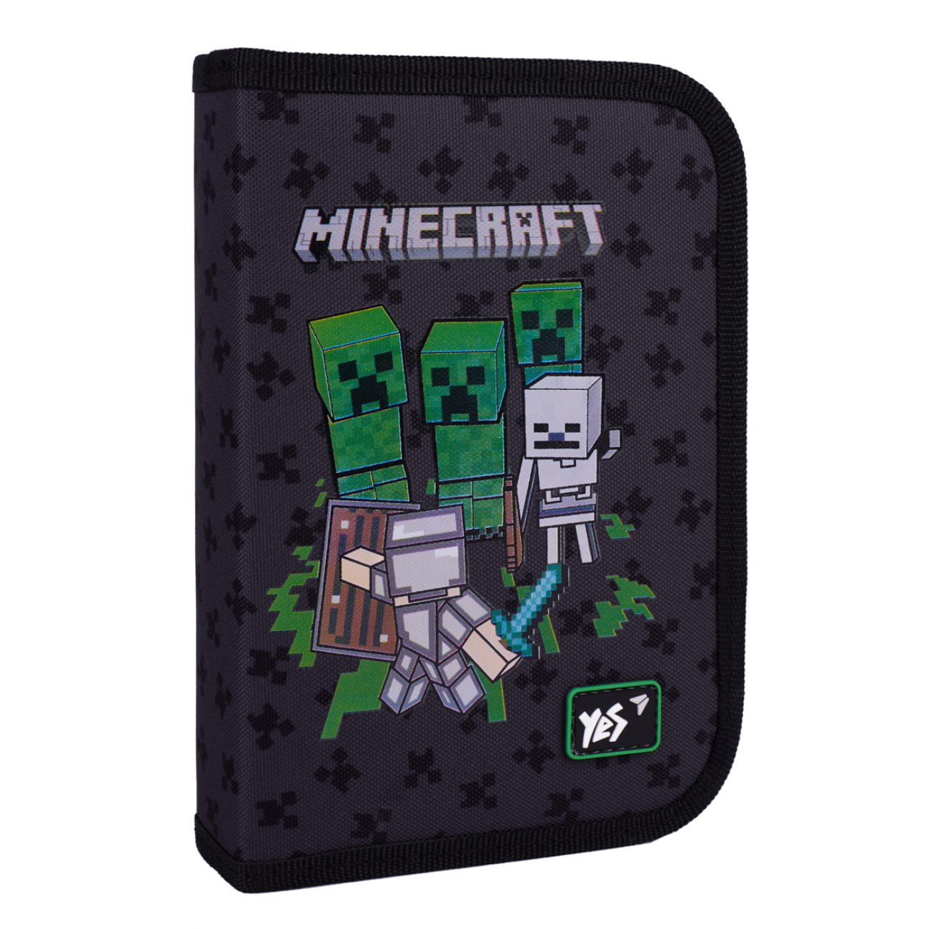 Пенал Minecraft Team тв., одинарний, 1 клапан