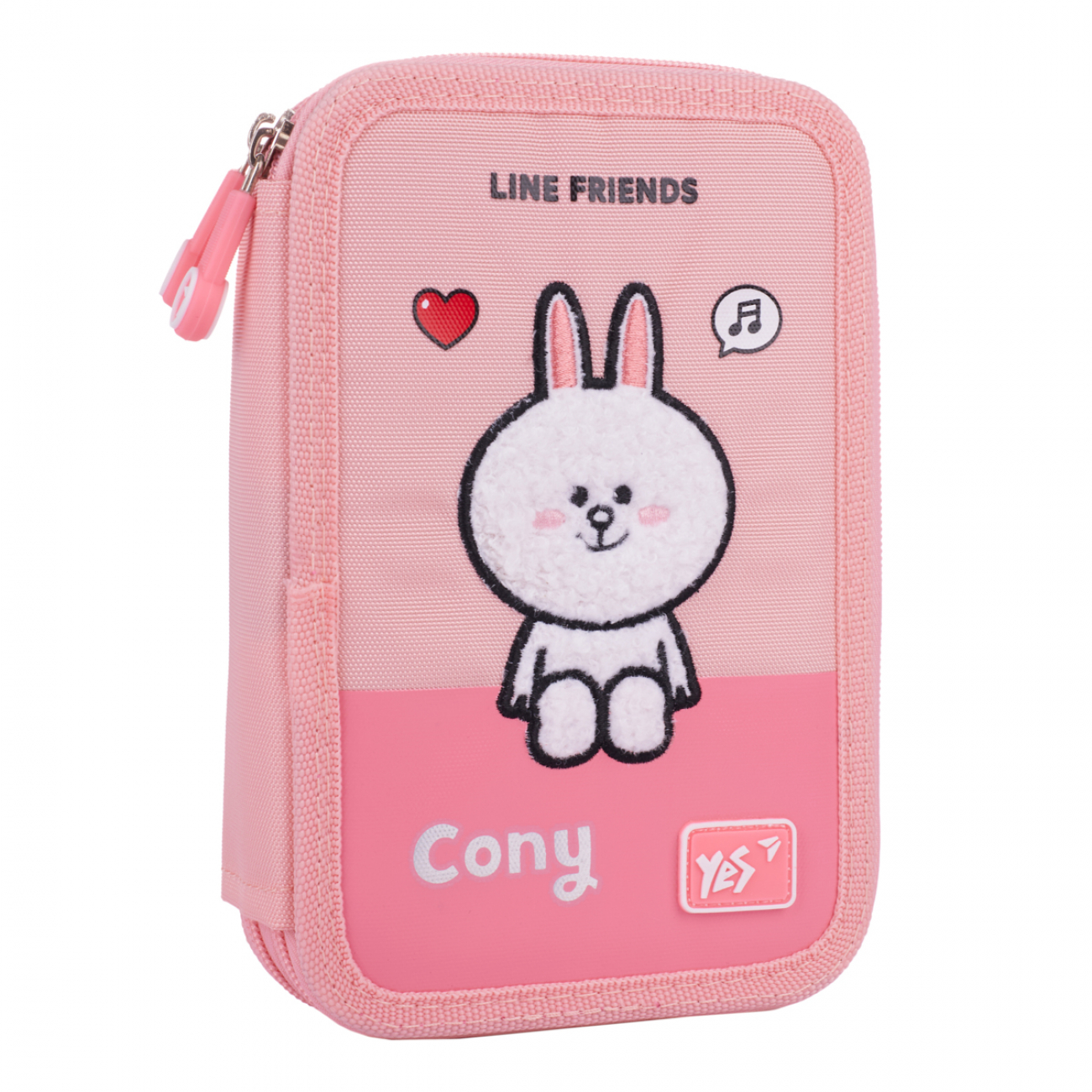 Пенал Line Friends Pretty Choco and Cony твердий, подвійн.