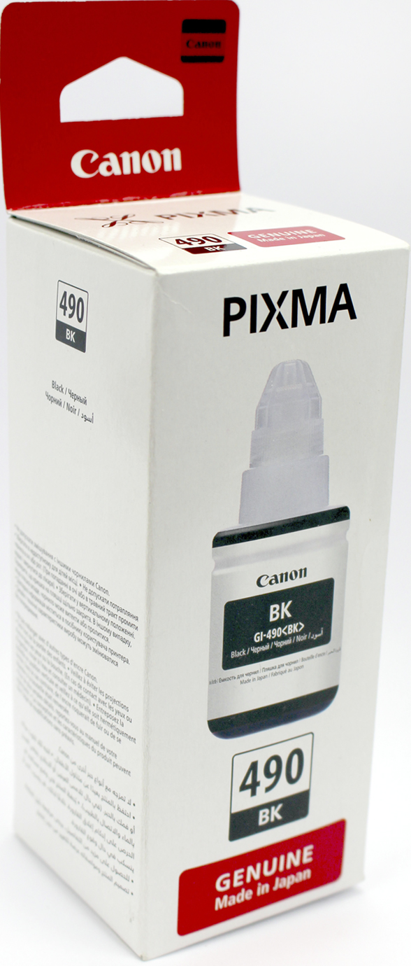 Чорнило Canon GI-490 Pixma G1400/G2400/G3400 135мл black