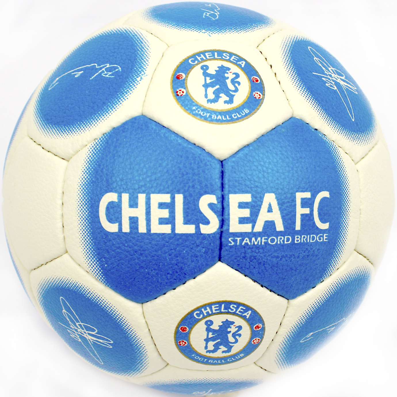 М'яч футбольний Chelsea біло-блакитний