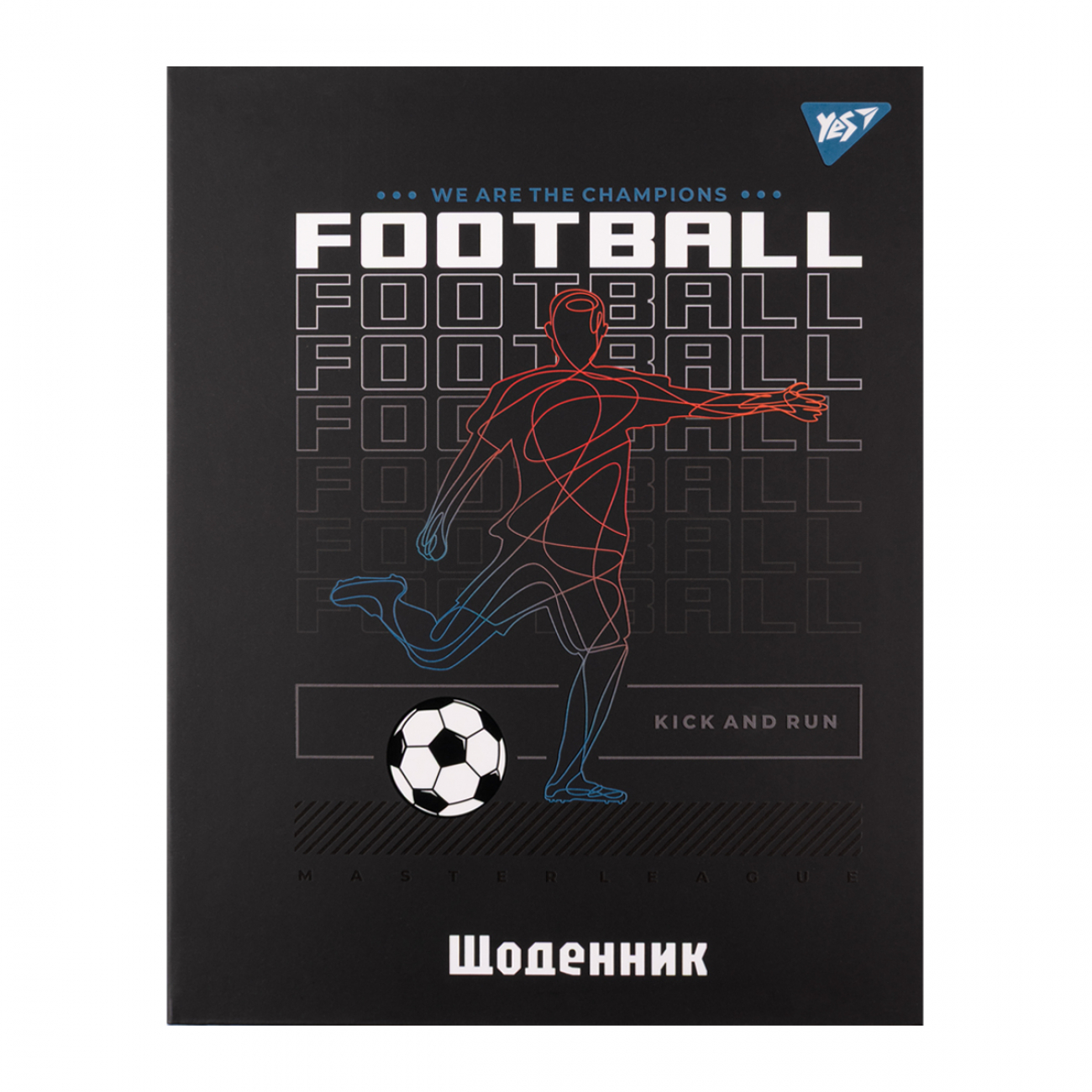Щоденник шкільний А5 інтегральна обкладинка«Football» 40 аркушів