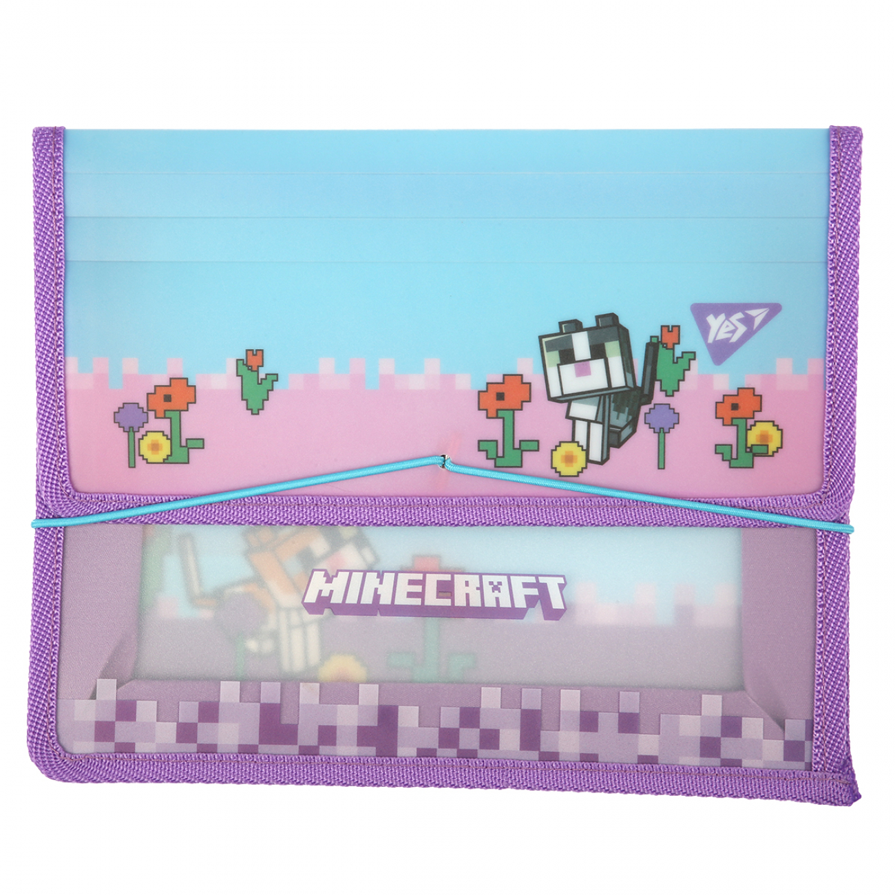 Папка для зош. В5 «Minecraft.Spring» на резинці пластикова