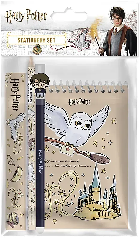 Набір канцтоварів 4 предмети Harry Potter