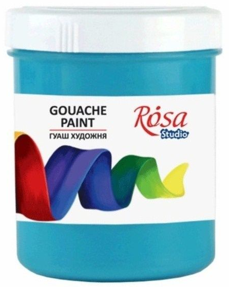 Гуашева фарба «Rosa Studio» блакитна 100мл
