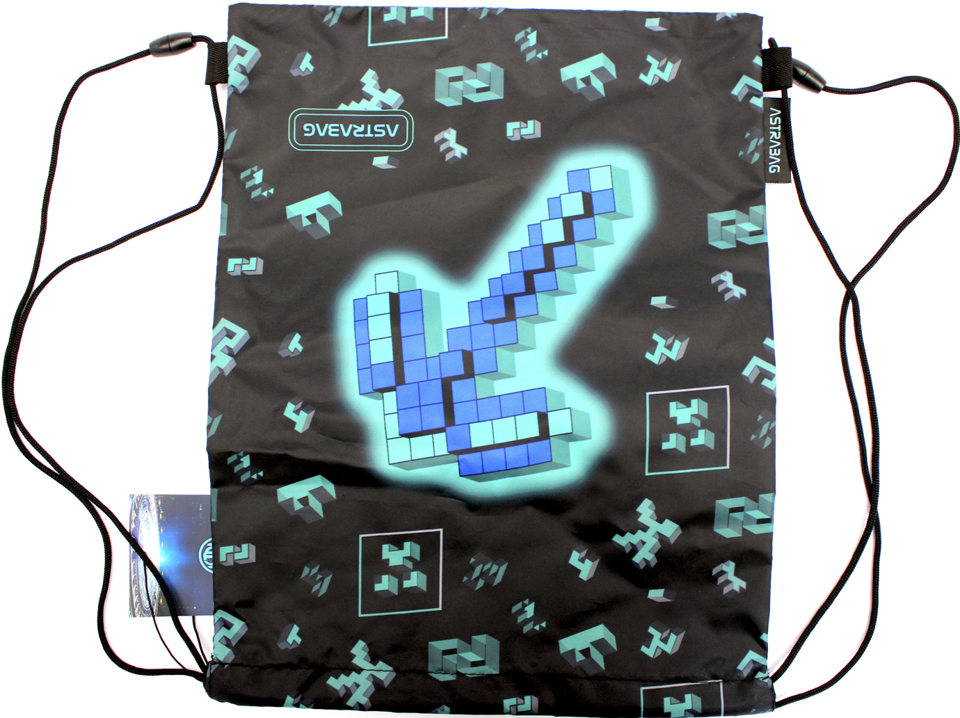 Сумка для взуття Astrabag AD1″ DARK PIXEL 1 відділення
