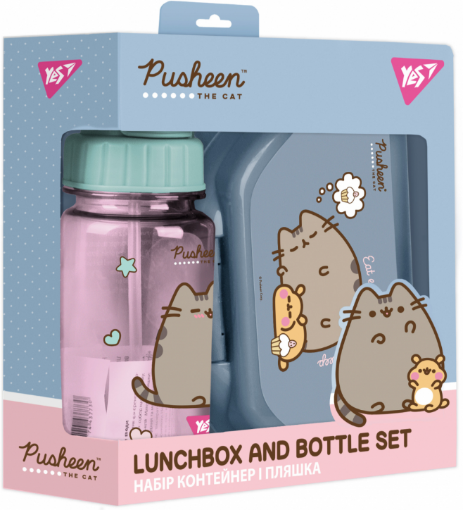 Набір ланчбокс і пляшка Pusheen