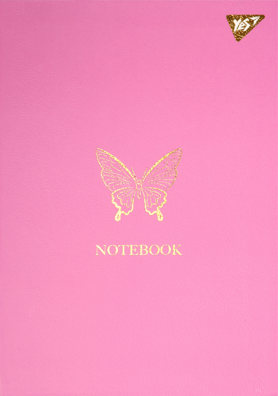 Блокнот А5 96 аркушів клітинка Ikons. Butterfly інтегральна обкладинка