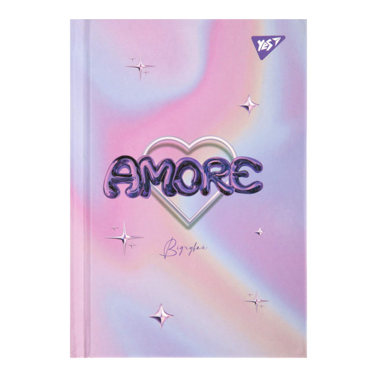 Блокнот А6 64 аркуші клітинка Amore 7БЦ