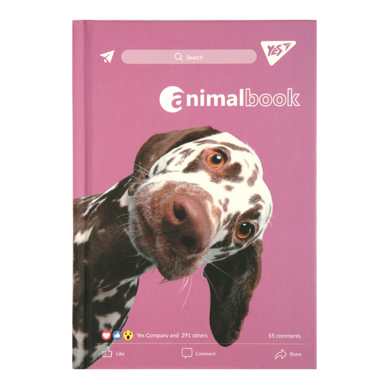 Блокнот А6 64 аркуші крап. Animalbook 7БЦ
