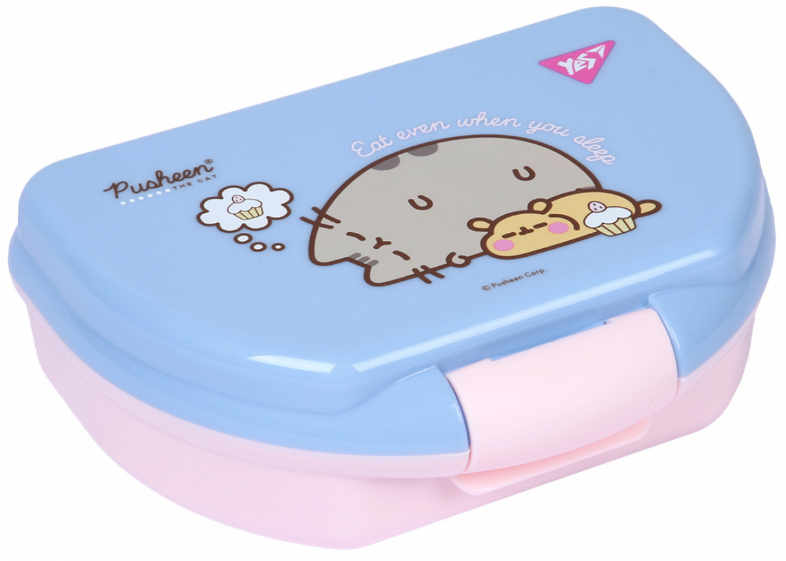 Ланч бокс пластиковий 350мл Pusheen