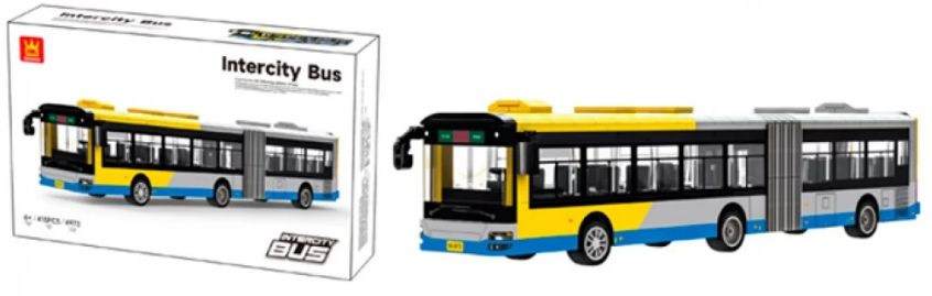 Конструктор Міська серія. Автобус, 415дет., в коробці, 40×25×8,5м