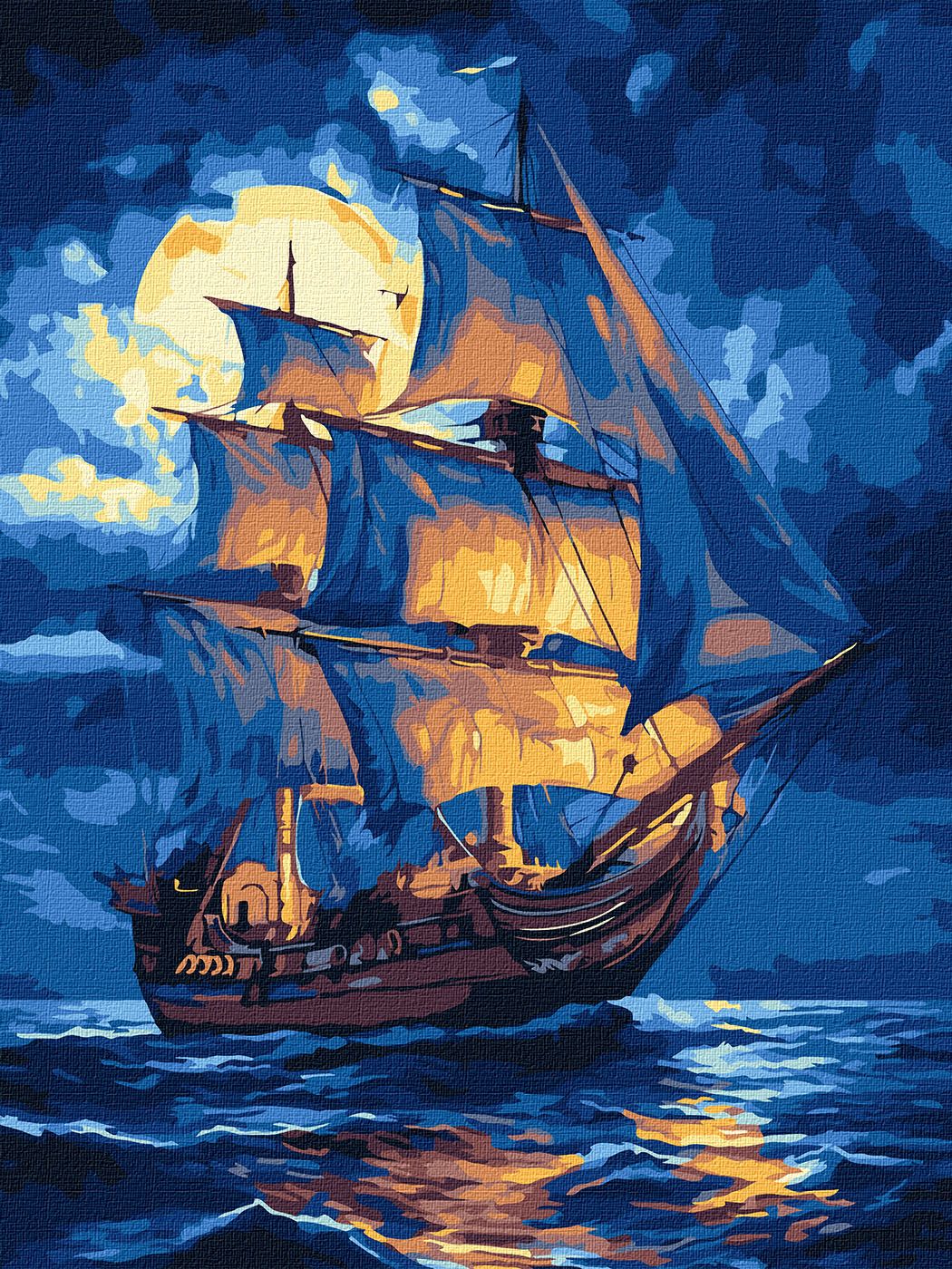 Картини по номерах акрилові «Легенда хвиль» 30×40см