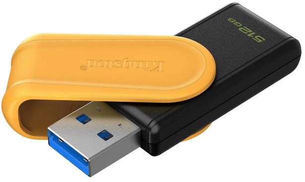 Флеш-пам`ять 512GB «Kingston» DT Exodia USB3.2 black/yellow