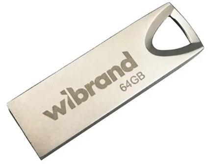Флеш-пам`ять 64GB «Wibrand» Taipan USB2.0 silver