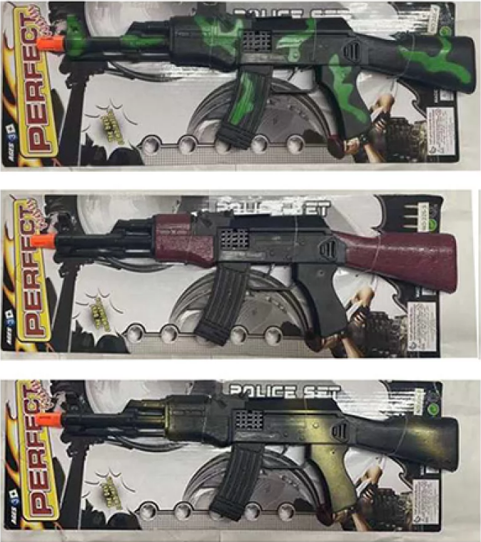 Автомат тріщалка 45см, на планшеті, 48×17×4см