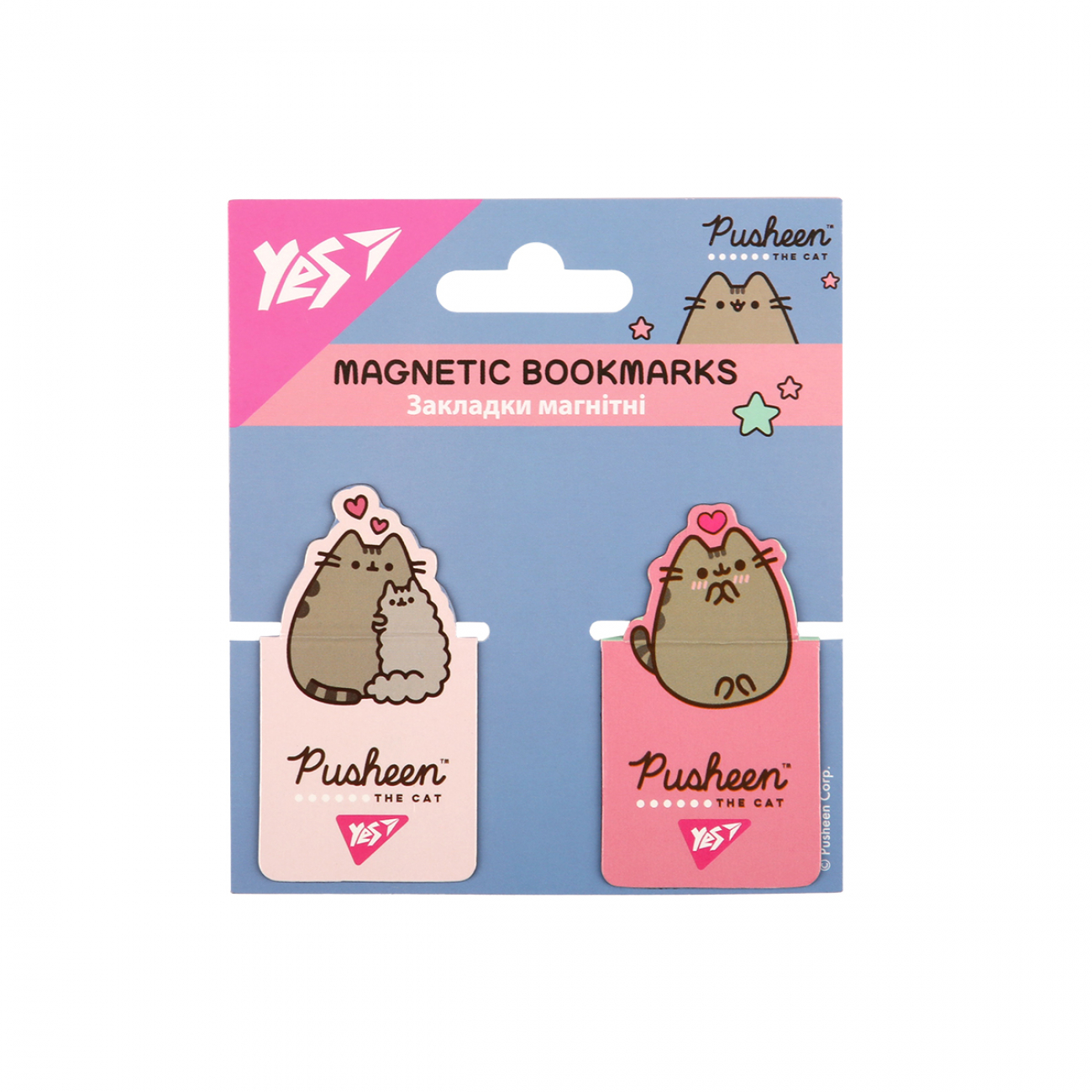 Закладка магнітна Pusheen висічка 2 шт