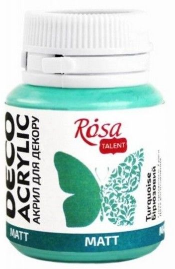 Акрил для декору «Rosa Talent» 20мл бірюзовий