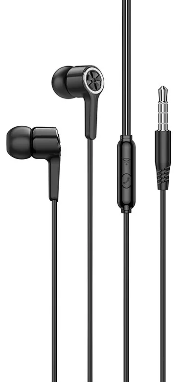 Навушники вакуумні M104 1,2м black + мікрофон