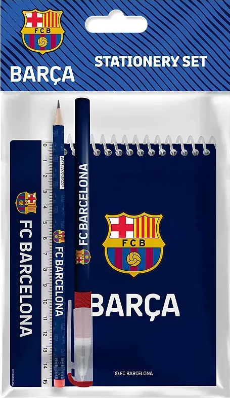 Набір канцтоварів 4 предмети FC Barcelona
