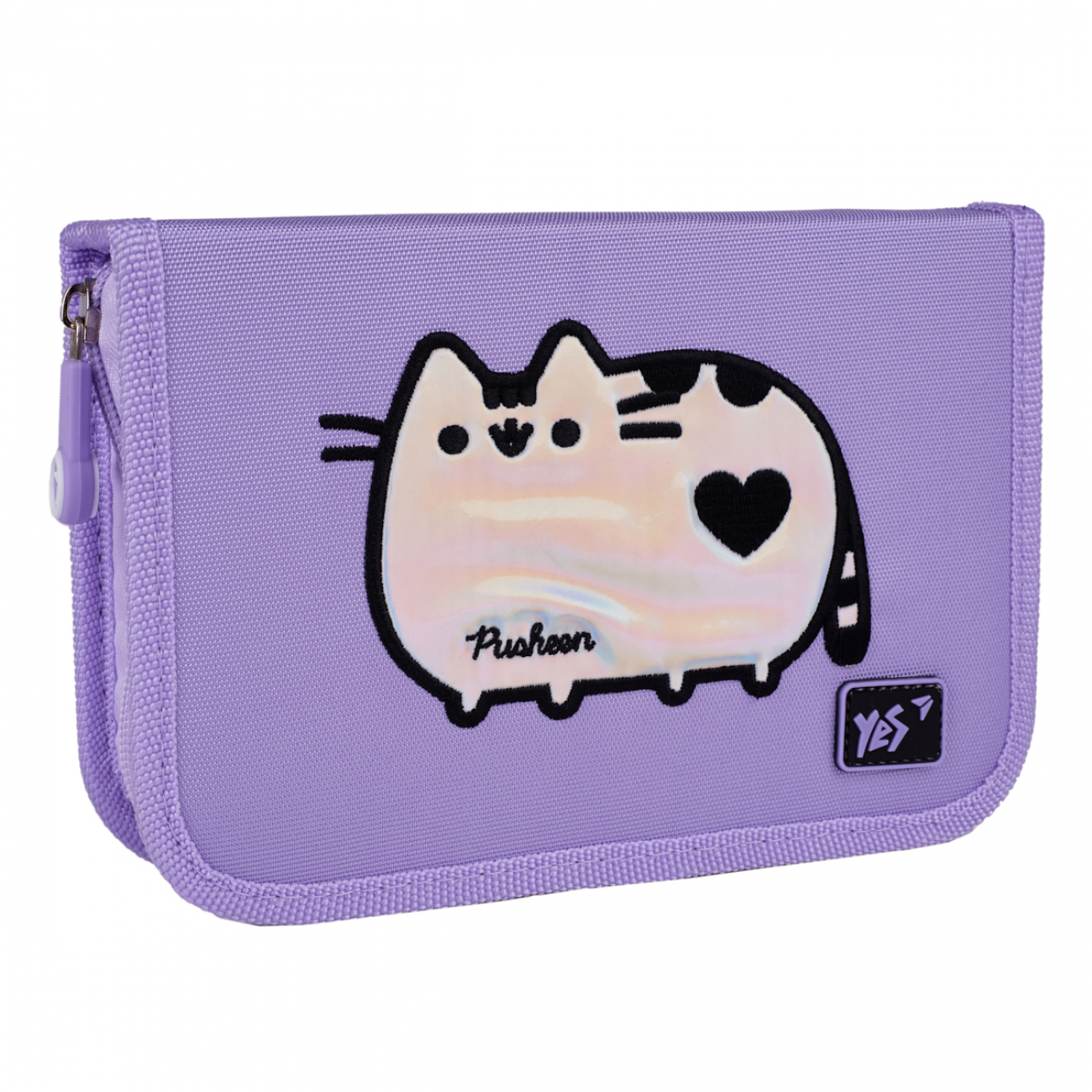 Пенал «1В» Pusheen Shiny тв., одинарний, з 2 клапани