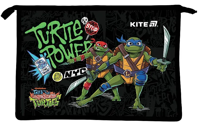 Папка А4+ Ninja Turtles на блискавці