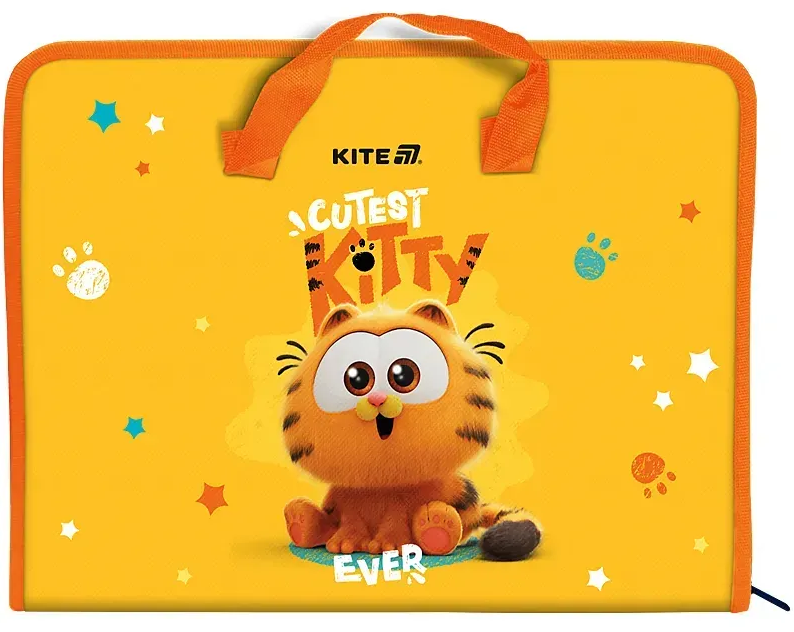 Папка-портфель А4+ Garfield на блискавці