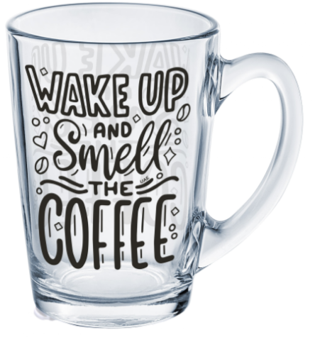Чашка скло 320мл «Luminarc.New Morning Smell Coffee»