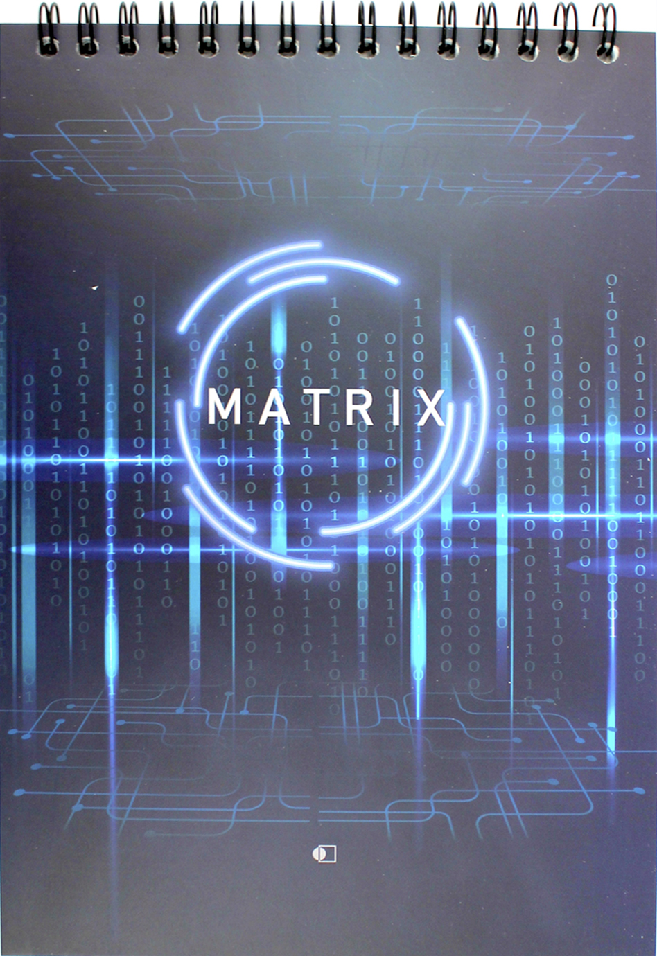 Блокнот пруж. верх. А5 48 аркушів «Matrix» #/Пр