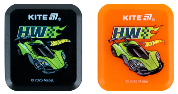 Точилка Hot Wheels прямокутна, з контейнером