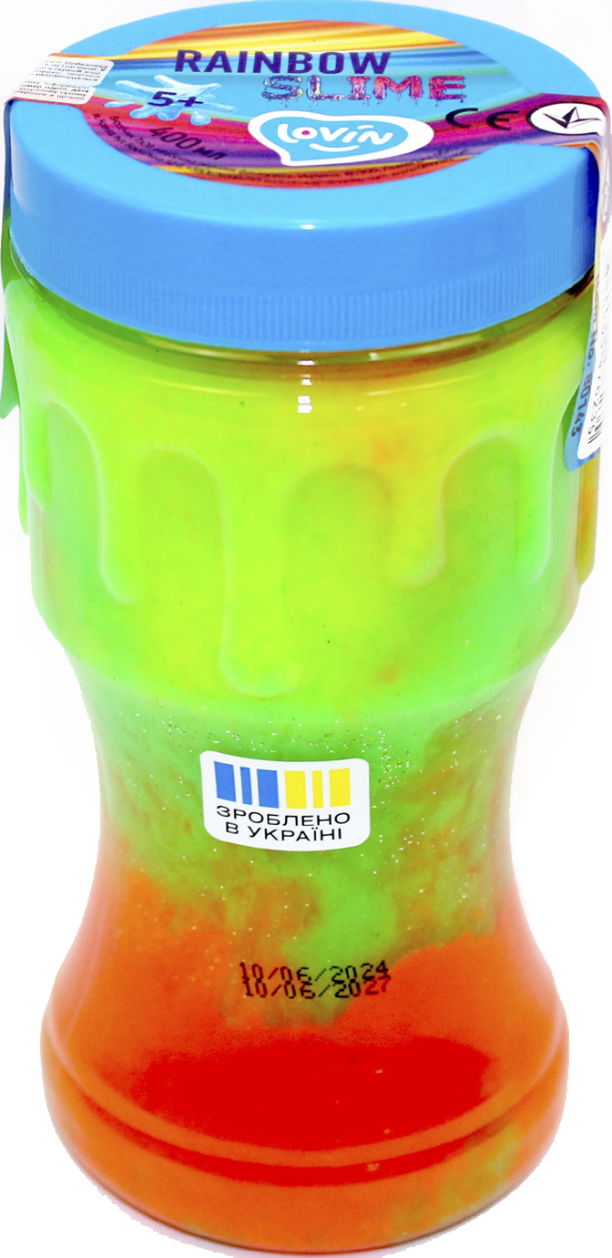 Іграшка-антистрес Rainbow slime kit 400мл
