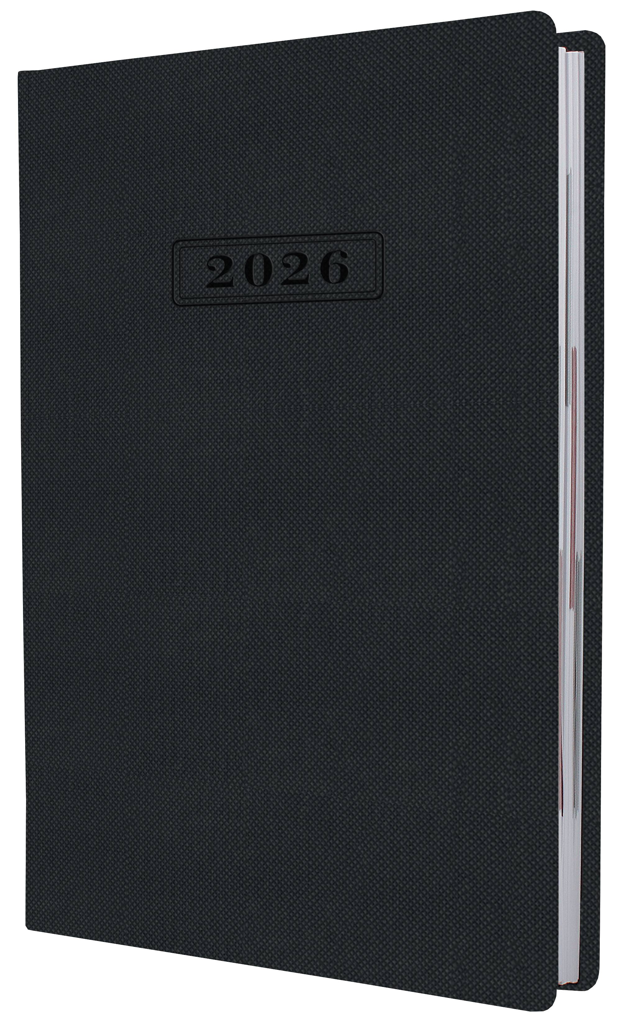 Щоденник А5 датований 2025 Square чорний