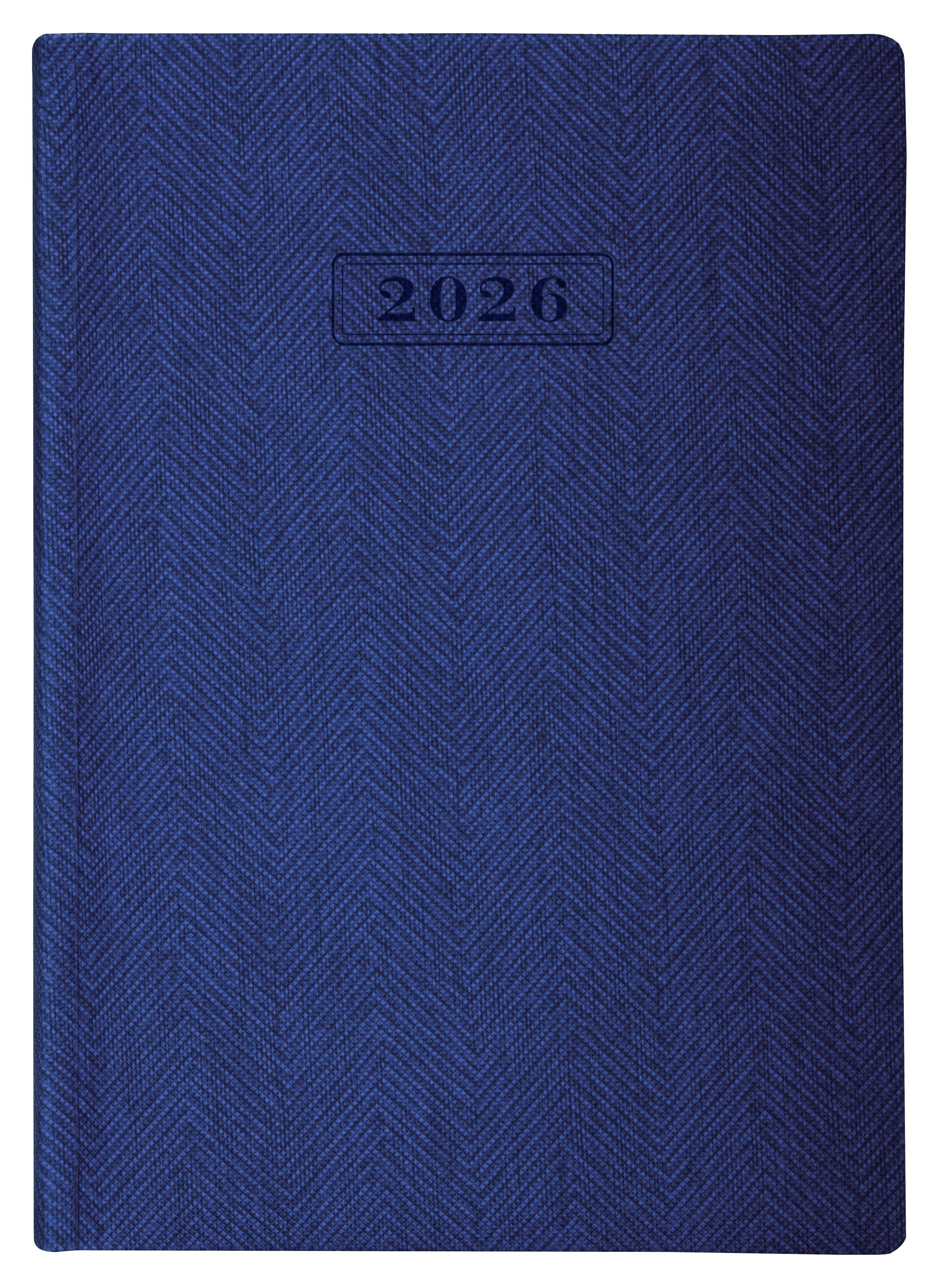 Щоденник А5 датований 2025 Tweed синій