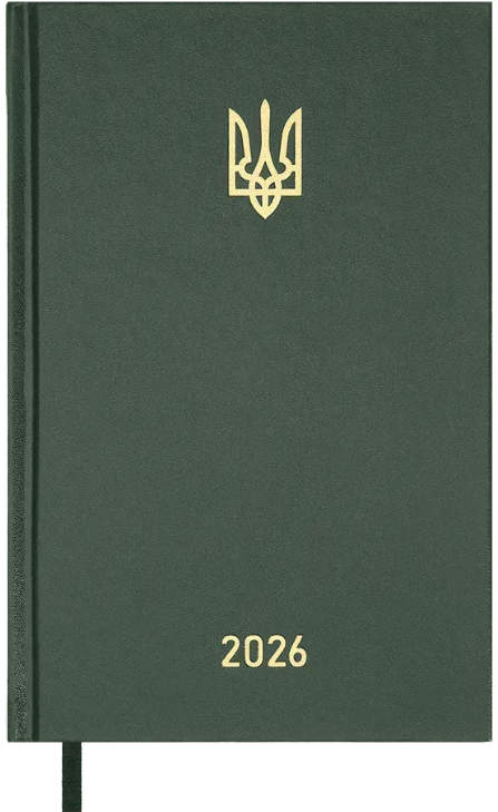 Щоденник А5 дат2026 Airy зелений