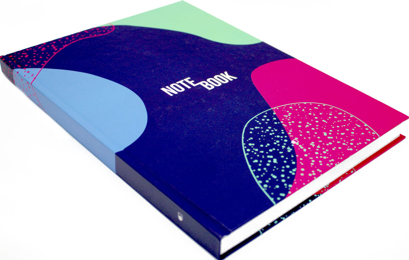 Книга-канцелярська А4 192 аркуші клітинка «Abstract notebook» #/2